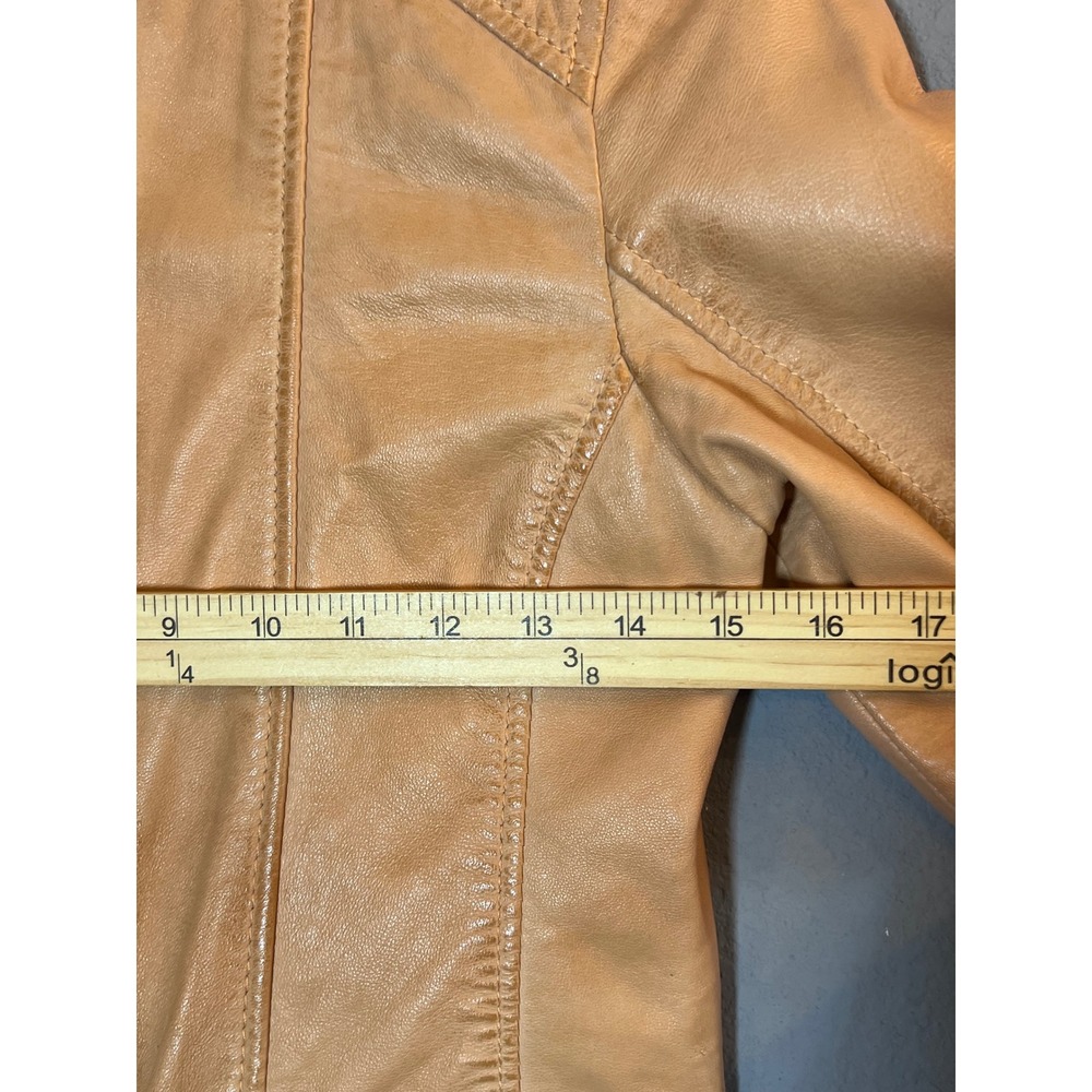 Oakwood Genuine Lambskin Leather Jacket Small Classic Moto Biker Bomber Luxury - Picture 13 of 13